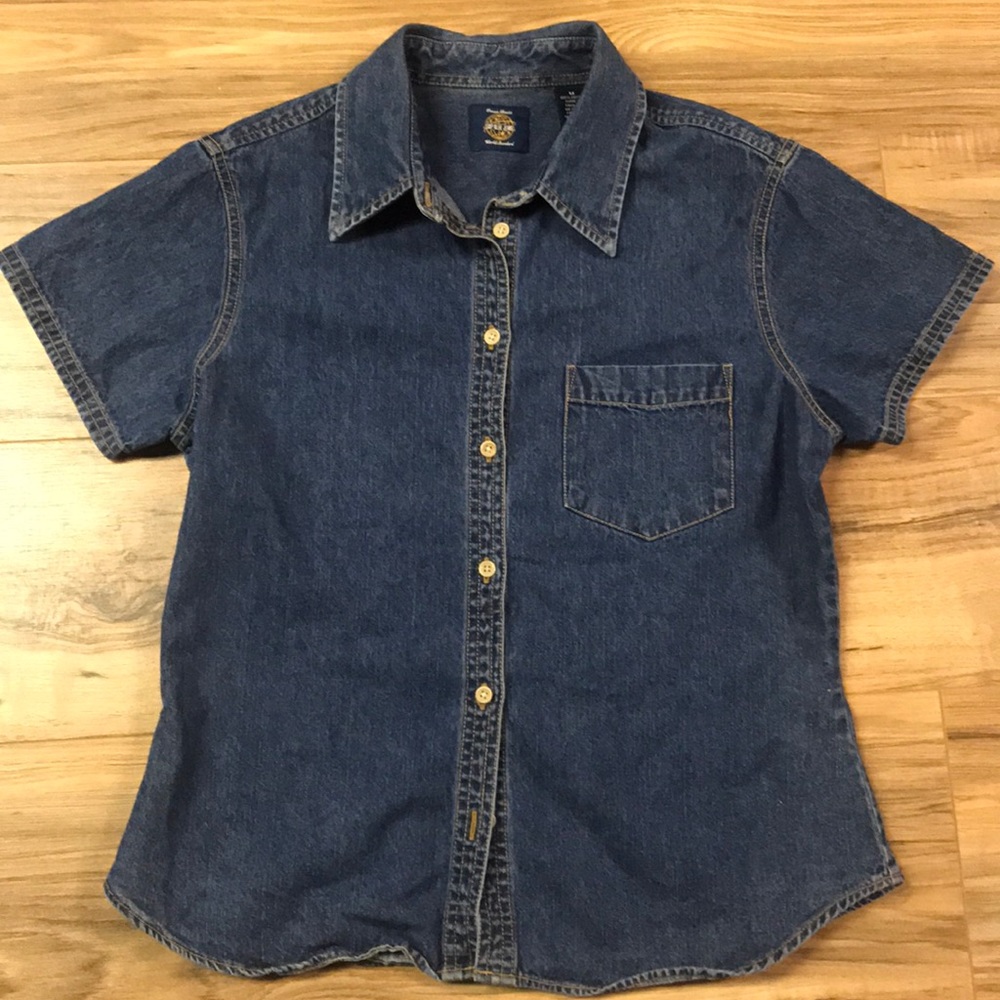 Vintage gap denim button up
